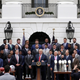 Trump with the New England Patriots
